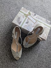 Rachel Simpson Mimosa Ivory Silver Bridal Shoes EU 41 / UK 7.5