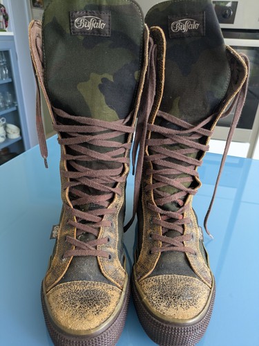 Vintage buffalo camo canvas - camo,