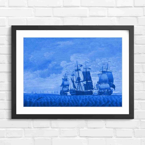 Historic naval fleet ship art - naval,