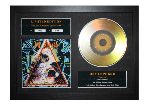 Def leppard signed - signed, disc