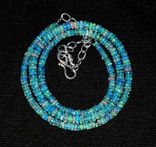 Beaded Necklace 16"Natural