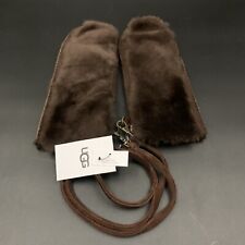 UGG WOMENS LEATHER MITTENS