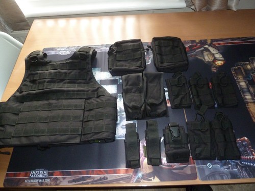 Warrior assault system black - assault,