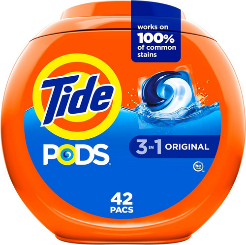 Tide pods laundry detergent - tide,