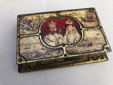 Vintage ROWNTREE & Co Ltd 1911 Coronation George V CHOCOLATES tin