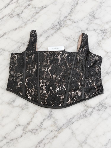 Coast corset cropped lace - , top
