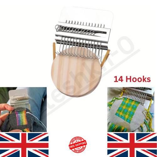 Small loom darning - small,