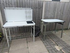 Get Ready For Next Camping Trip Kitchen Prep Area Sink & Storage & Hooks + Table