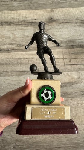 Old trophy football kodak - old,
