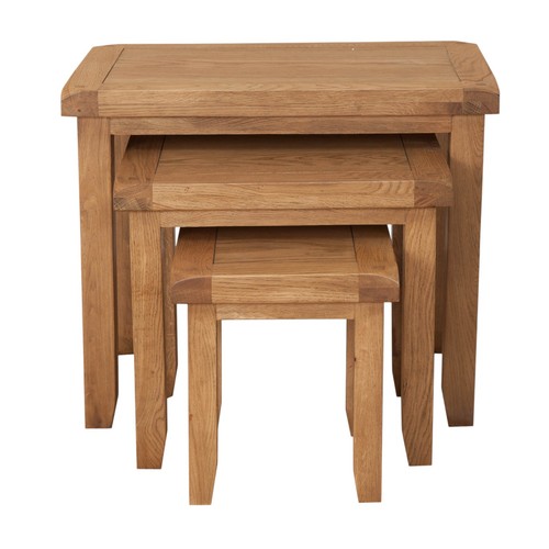 Nest tables solid oak medium - tables,