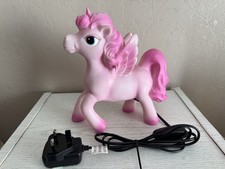 Pink Unicorn Kids Table Lamp Childrens Room Nursery Nightlight  (V)