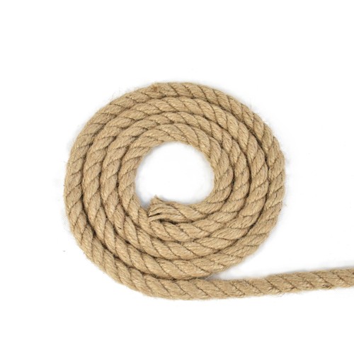 10mm natural jute hessian rope - 10mm,