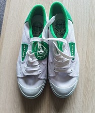 green flash dunlop trainers