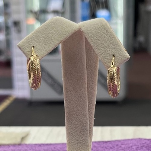 9ct gold earrings - 9ct,