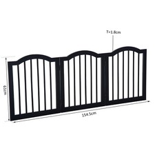 3 Panels Dog Gate Pet Cat