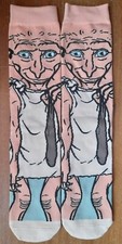 Novelty Character Dobby Socks Harry Potter House Elf Hogwarts Colourful Gift
