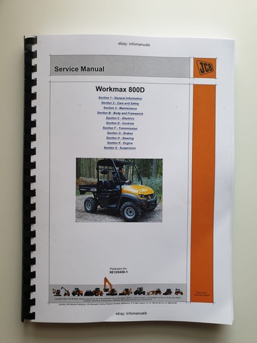 Jcb workmax 800d - jcb, service