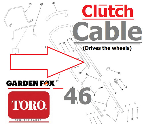 Genuine toro 46cm mower mdl - genuine,