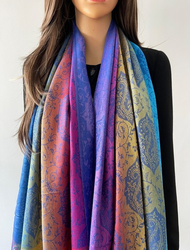 Ladies long bright - long, rainbow