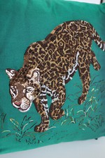 New HERMES green emerald silk