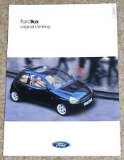 2001 FORD KA Sales Brochure - Luxury Sun Collection, Alloys Colours & Trims etc