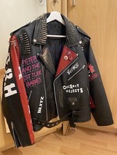 Punk leather jacket
