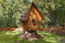 Wooden wonderland  -- kids playhouse  