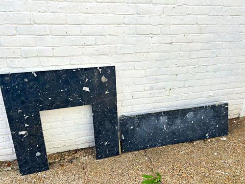 Marble fireplace hearth - marble, &