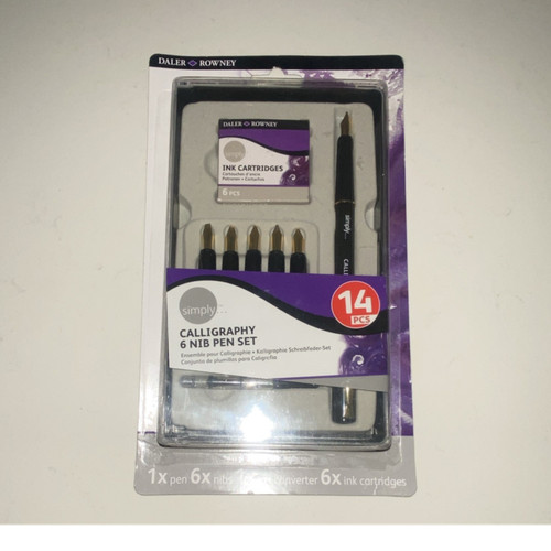 Daler rowney calligraphy set - set, 6
