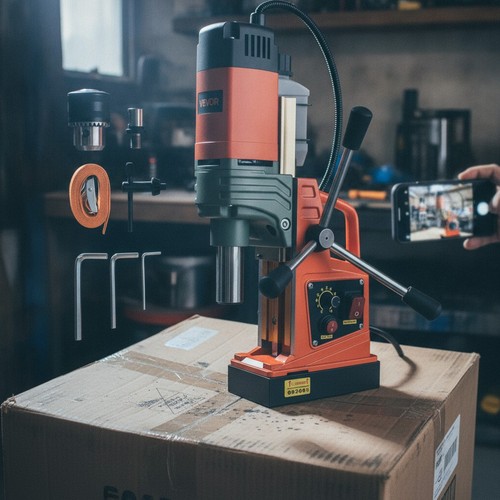 Compact 1400w mag drill - compact,