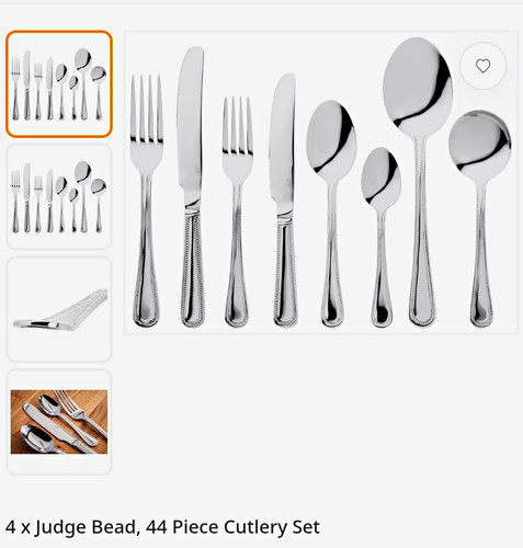 Judge bead 44pc stainless - judge,