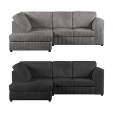 Grey corner sofa fullback - grey,