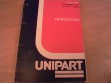 Unipart Ignition coil  application Catalogue 1981