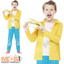 Charlie Bucket Boys Fancy Dress Chocolate Factory Roald Dahl Book Kids Costume