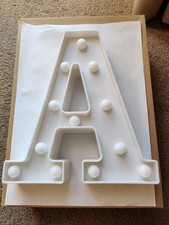 Light letter marquee - light, up