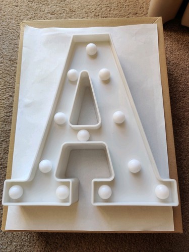 Light letter marquee - light,