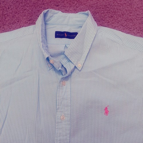 Ralph lauren seersucker button - lauren,