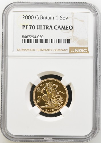 2000 gold proof sovereign - 2000,