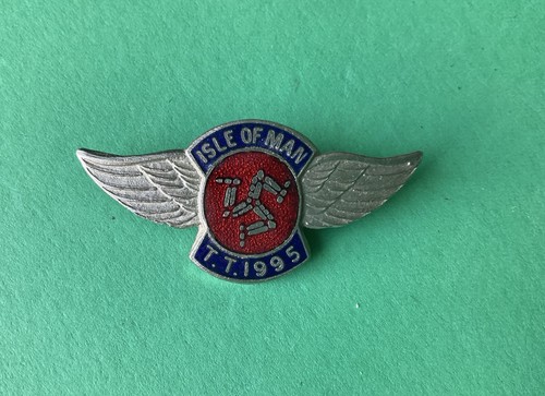 Isle man enamel pin badge - of,