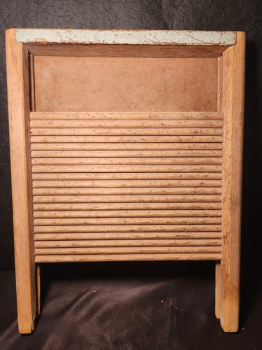 Vintage antique wooden scrub - wooden,