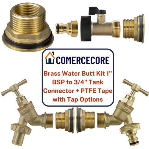 Brass water butt kit bsp - brass,