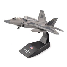 Lockheed F-22 Raptor Aircraft Model Plane Toy Gift - 1/100 Scale