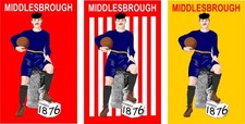 MIDDLESBROUGH Formed Pin