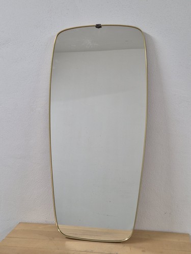 70s mirror gio ponti brass - 70s,