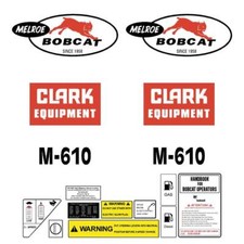 M-610 Bobcat Stickers M610