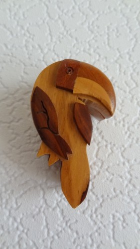 Toucan bird puzzle - toucan, wooden