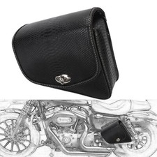 Left Side Solo Bag Swing Arm Bag Tool Pannier Storage For Sportster XL883 1200