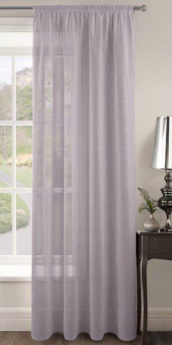 Plain voile net curtain panel - plain,