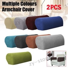 Removable Stretch Arm Chair Covers for Sofa Arm Caps Couch Soft Armrest Covers