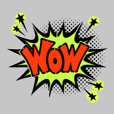 WOW Graffiti sign outline